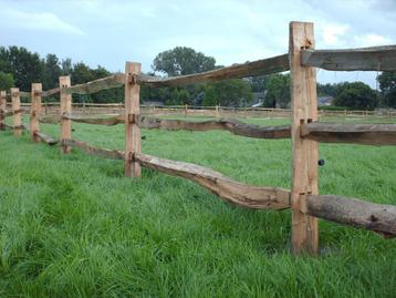 Omheining post & rail Robinia gekliefd beschikbaar voor biedingen