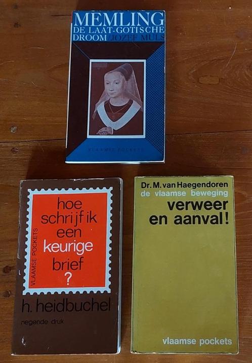 Boek - Vlaamse pockets - 3 stuks, Livres, Livres Autre, Utilisé, Enlèvement ou Envoi