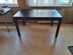 Table IKEA Bjursta noire qui s'allonge, Maison & Meubles, Tables | Tables à manger, Enlèvement, Comme neuf, Cinq personnes ou plus