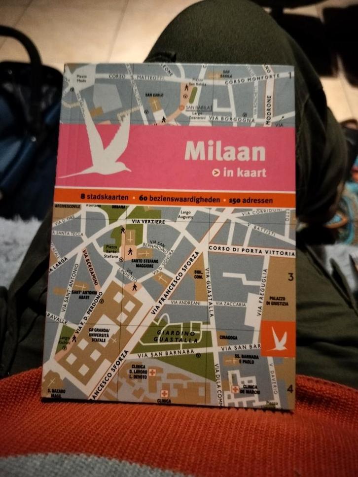 Milaan in kaart, Livres, Guides touristiques, Enlèvement