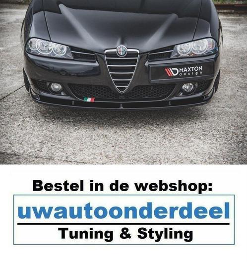 Spoiler Voorspoiler Lip Splitter Voor Alfa Romeo 156 Facelif, Auto diversen, Tuning en Styling, Verzenden