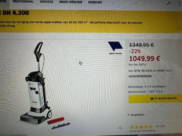 Kärcher vloerreiniger beschikbaar voor biedingen