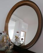 Guzzini bruine spiegel van plexiglas, Antiek en Kunst, Minder dan 100 cm, Minder dan 50 cm, Rond, Ophalen