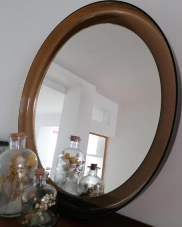 Guzzini bruine spiegel van plexiglas