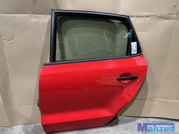 VW POLO 5 6R 6C Rood links achter deur portier 2009-2016 beschikbaar voor biedingen