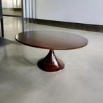 Retro XL ronde massieve tafel met tulpvoet, Rond, Gebruikt, Ophalen of Verzenden