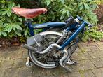 Titanium Brompton model met 6 versnellingen + Brooks zadel +, Fietsen en Brommers, Brompton, Versnellingen, Ophalen of Verzenden