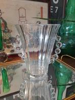 Vase Criquet Luxval Val Saint Lambert Art déco verre clair, Enlèvement ou Envoi