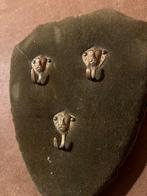 Vintage donkergroene kapstok, Huis en Inrichting, Wandkapstok, Gebruikt, Ophalen of Verzenden, Minder dan 100 cm