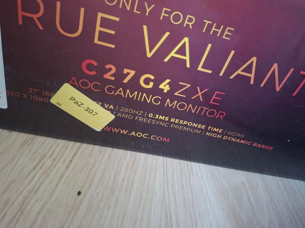 AOC G4 monitor 280hz, Enlèvement, HD, AOC, LED