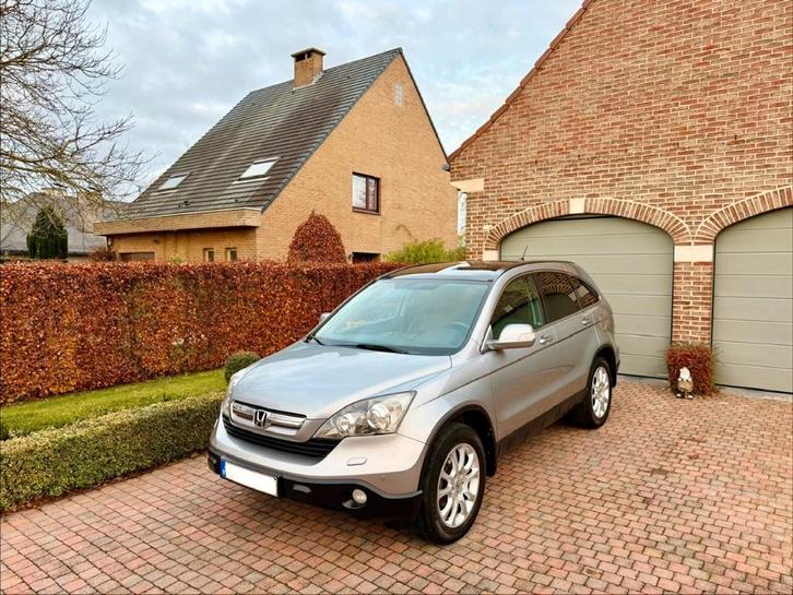 Honda CR-V 2.2i CTDi 4x4 Leder Pano 1e eig Topstaat, Auto's, Honda, Particulier, CR-V, 4x4, ABS, Achteruitrijcamera, Airbags, Airconditioning