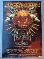 Poster Slayer in Lotto Arena Antwerpen 2008, Comme neuf, Enlèvement ou Envoi