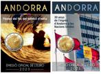 Andorra 2023 - 2x 2euro in Coincard, Postzegels en Munten, Setje, Ophalen of Verzenden, Overige landen