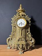 (51) Antieke Franse Bronzen Regency Stijl Pendule ca.1890, Antiek en Kunst, Antiek | Klokken, Ophalen of Verzenden