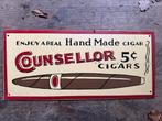 Retro metalen plaat Counsellor Cigars, Enlèvement ou Envoi