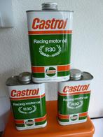 4X CASTROL R30 RACING OLIEBLIKKEN JAREN 60/70, Ophalen of Verzenden, Zo goed als nieuw, Verpakking