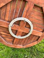 Massief houten draaiplateua teak, Enlèvement, Comme neuf