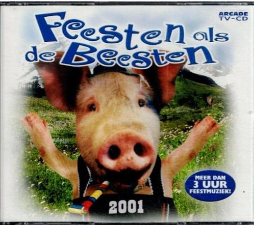3 x CD    -   Feesten Als De Beesten 2001, Cd's en Dvd's, Cd's | Overige Cd's, Ophalen of Verzenden