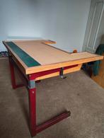 Schoolbank met kantelbaar werkblad, Huis en Inrichting, Ophalen, In hoogte verstelbaar