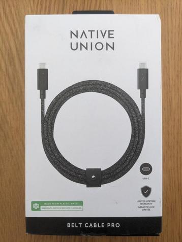 Câble USB-C 240W Native Union – 2,4m – Comme neuf + boîte beschikbaar voor biedingen