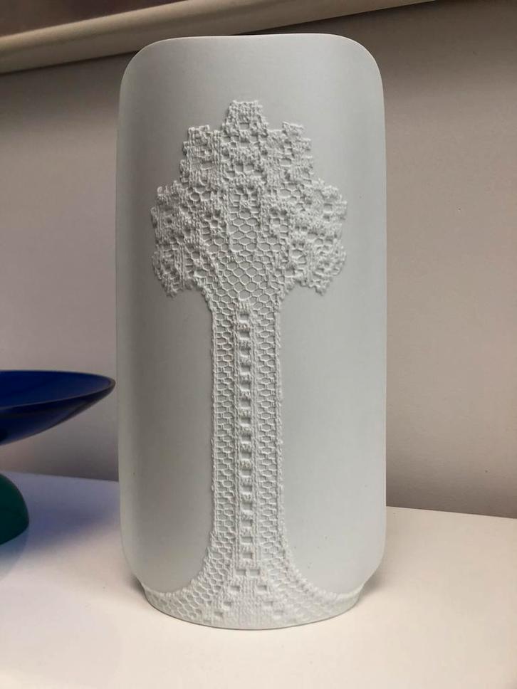 Grand vase biscuit « Royal Porzellan » marqué, Antiek en Kunst, Antiek | Keramiek en Aardewerk, Ophalen of Verzenden