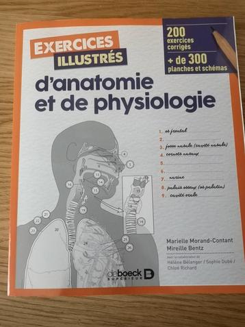 Exercices illustrés d'anatomie et de physiologie beschikbaar voor biedingen