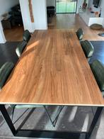 Eettafel in notelaar hout, Huis en Inrichting, Ophalen, Gebruikt