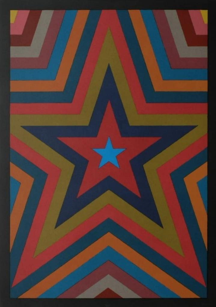 Litho 'Barcelona '92' by Sol Lewitt, Antiek en Kunst, Kunst | Litho's en Zeefdrukken, Ophalen