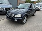 MERCEDES ML270CDI /SPECIAL EDITION/ 124000KM/, Auto's, Mercedes-Benz, Automaat, 4 deurs, Zwart, Blauw
