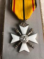 Ww2 croix civique zilver 2 de klas, Enlèvement ou Envoi, Autres, Ruban, Médaille ou Ailes