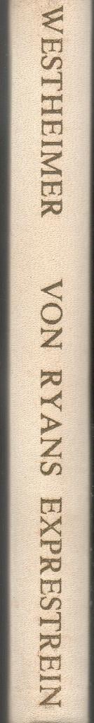 VON RYANS EXPRESTREIN - DAVID WESTHEIMER (OORLOGSROMAN), Boeken, Ophalen of Verzenden, David Westheimer, Algemeen, Tweede Wereldoorlog