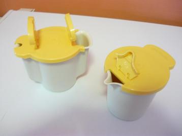 Tupperware suikerpot en melkkan. NIEUW! Samen 10 euro! beschikbaar voor biedingen