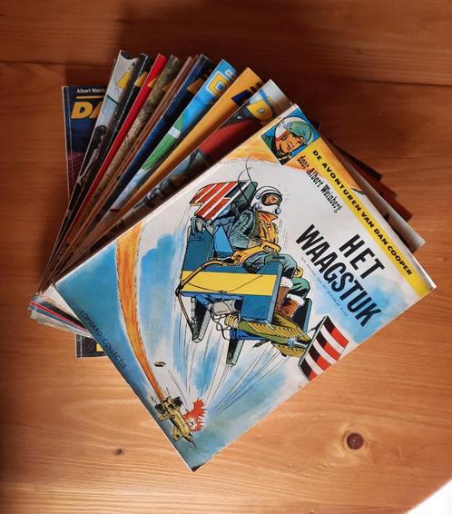 Lot vintage Dan Cooper strips, Boeken, Stripverhalen, Gelezen, Meerdere stripboeken, Ophalen