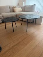 Set van 2 zwarte salontafels – moderne look – goede staat, Huis en Inrichting, Ophalen, Zo goed als nieuw