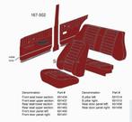 Bekleding Amazon 4 deurs +kombi B stijl rechts rood 524-600, Auto-onderdelen, Ophalen of Verzenden, Nieuw, Volvo