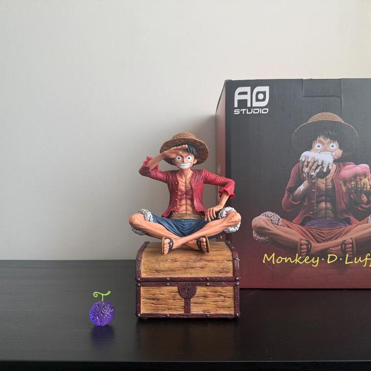 AO Studio Monkey D. Luffy One Piece Figurine Beeld resine, Verzamelen, Beelden en Beeldjes, Zo goed als nieuw, Ophalen