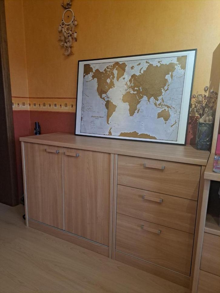 Chambre complète, Huis en Inrichting, Slaapkamer | Complete slaapkamers, Gebruikt, Eenpersoons, Ophalen