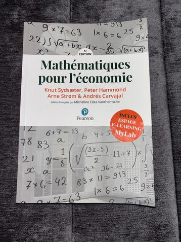 Mathématiques pour l’économie  beschikbaar voor biedingen