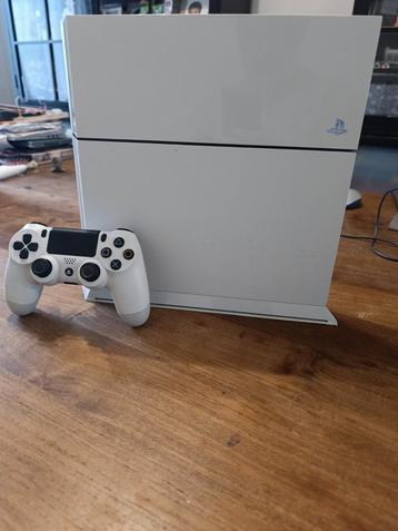 PlayStation 4 500gb wit + Dualshock 4 controller 