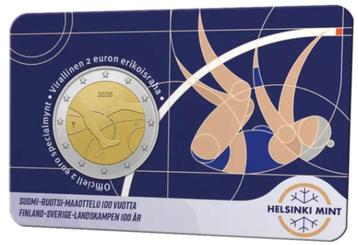 2 euro Finland 2025 Atletiek Finland-Zweden in coincard beschikbaar voor biedingen