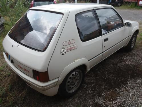 Peugeot 205 Rally, Auto's, Peugeot, Particulier, Benzine, Euro 1, Berline, 3 deurs, Handgeschakeld, Wit, Grijs, Stof, Voorwielaandrijving
