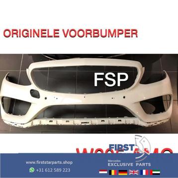 W205 C43 AMG VOORBUMPER WIT Mercedes C Klasse 2014-2021 ORIG beschikbaar voor biedingen