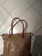 Handtas "Paquetage"  Leder, Handtassen en Accessoires, Tassen | Damestassen, Ophalen of Verzenden, Gebruikt, Bruin, Handtas