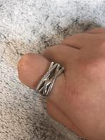 Prachtige 925 zilveren ring Twice as Nice, Gebruikt, Dame, Met edelsteen, Zilver