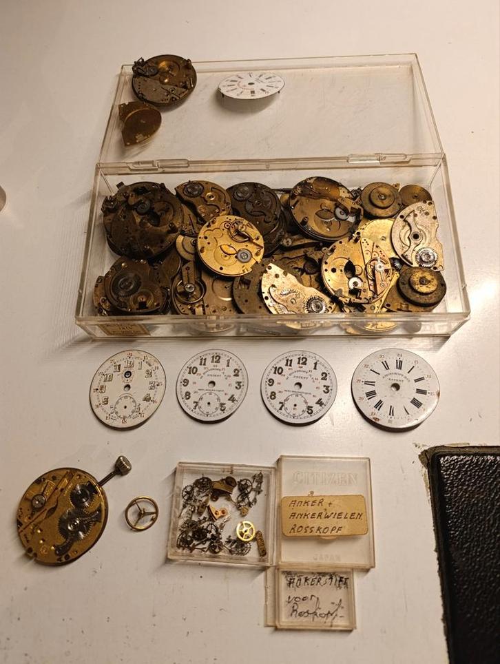 Rosskopf zakhorloge onderdelen, Bijoux, Sacs & Beauté, Montres | Anciennes | Antiquités, Montre de poche, Enlèvement