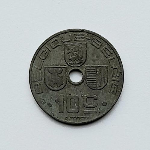 Belgique 10 centimes 1943 FR VL (370), Timbres & Monnaies, Monnaies | Belgique, Monnaie en vrac, Autre, Enlèvement ou Envoi