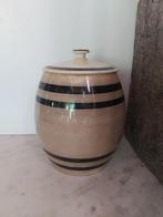 Prachtige fel beboterde XL oude bandenpot/ voorraadpot / pot, Ophalen of Verzenden