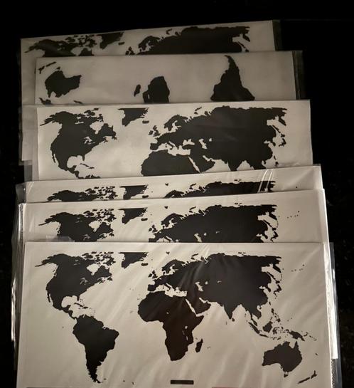 Verschillend Wereldkaart Stickers, Motoren, Accessoires | Stickers, Verzenden
