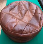 poef, Ophalen, Gebruikt, Leer, 50 tot 75 cm