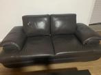 Canape cuir 2place, Banc droit, Enlèvement, Utilisé, Cuir